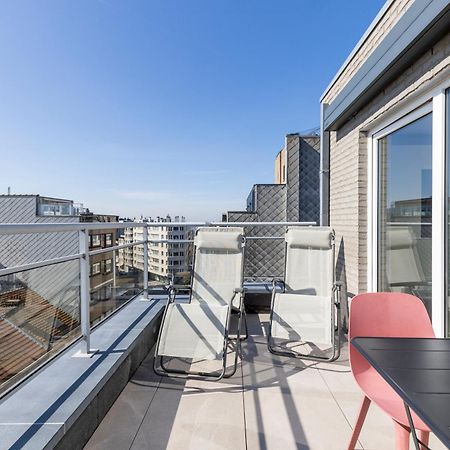 奥斯滕德Penthouse Bij Leopoldpark公寓 外观 照片
