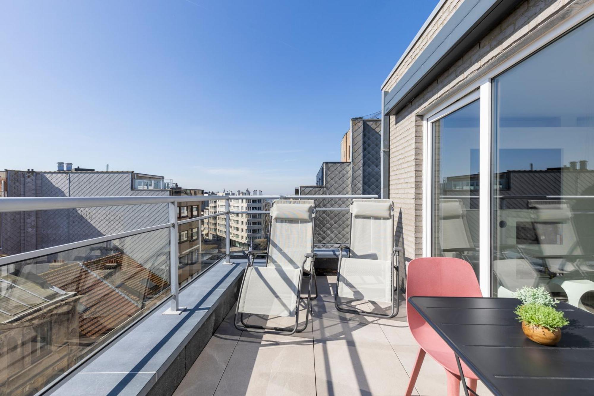 奥斯滕德Penthouse Bij Leopoldpark公寓 外观 照片