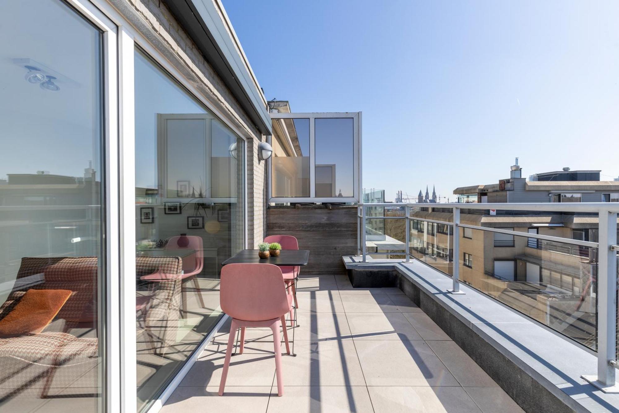 奥斯滕德Penthouse Bij Leopoldpark公寓 外观 照片