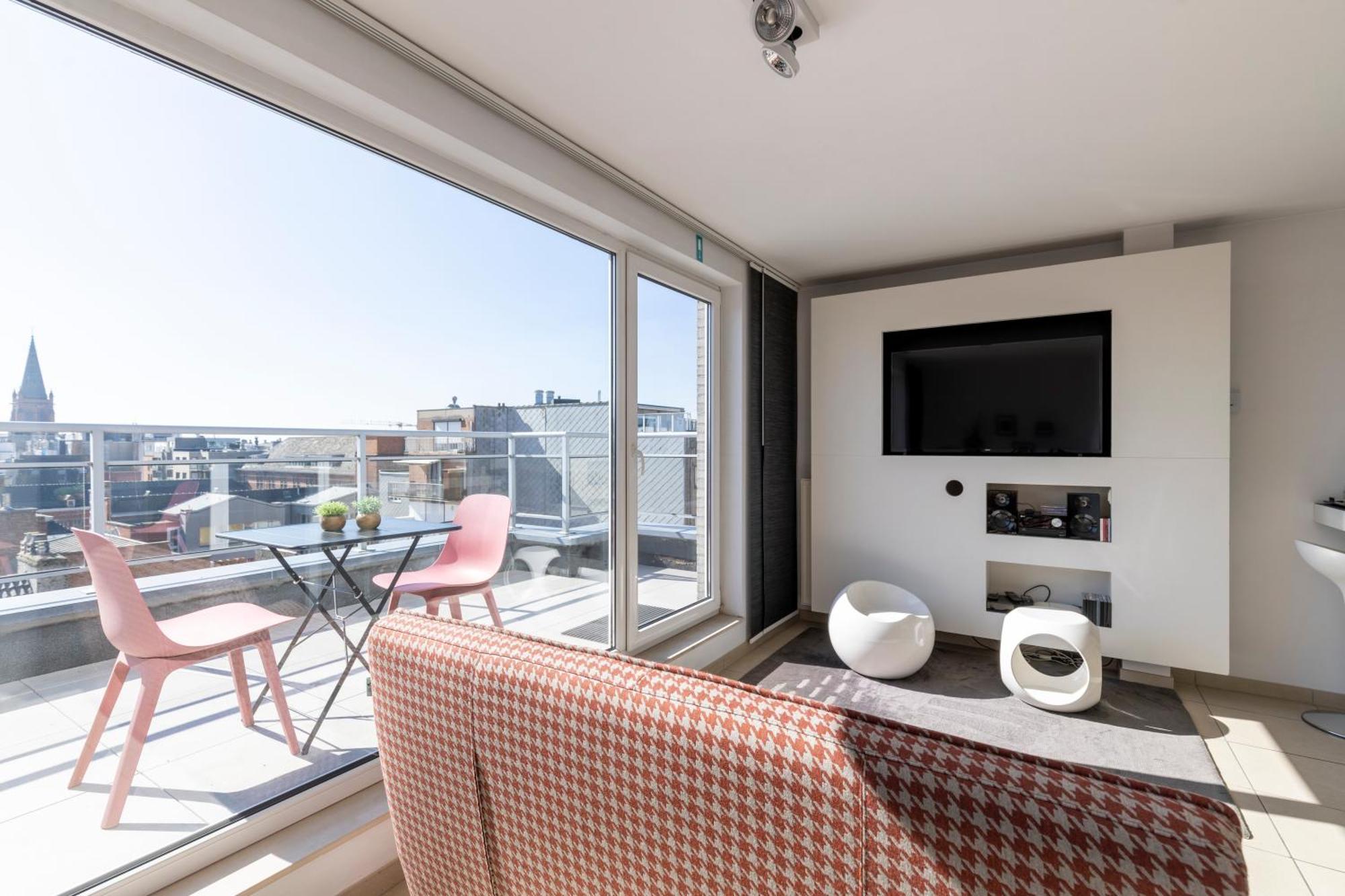 奥斯滕德Penthouse Bij Leopoldpark公寓 外观 照片