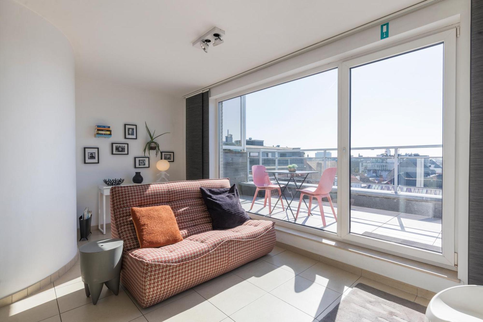 奥斯滕德Penthouse Bij Leopoldpark公寓 外观 照片