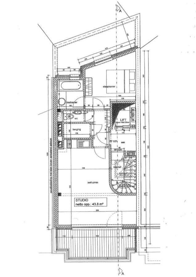 奥斯滕德Penthouse Bij Leopoldpark公寓 外观 照片